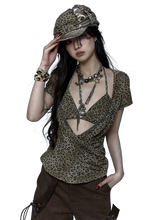 Load image into Gallery viewer, &#39;Ambush&#39; Cut-Out Hooded Top