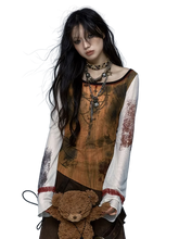 Load image into Gallery viewer, &#39;Baron&#39; Artistic Flare Sleeve Top