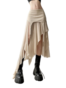 Enigma Mesh Punk Skirt