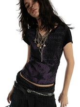 Load image into Gallery viewer, Starlit Nights Crop Tee