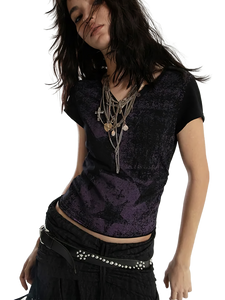 Starlit Nights Crop Tee