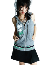 Load image into Gallery viewer, &#39;Hybrid&#39; Sleeveless Cotton Hoodie