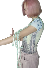 Load image into Gallery viewer, &#39;Expression&#39; Stylized Graphic Mesh Tee