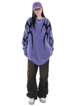 Load image into Gallery viewer, Chrome-Kin Oversized Knit Sweater