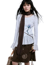 Load image into Gallery viewer, &#39;Bloom&#39; Asymmetric Lace Long Sleeve Top