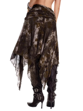 Load image into Gallery viewer, Ravaged Eerie A-Line Skirt