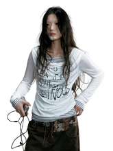 Load image into Gallery viewer, &#39;Revolt&#39; Loose-Fit Draped Cotton Top