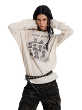 Load image into Gallery viewer, 'Codex' Oversized Long Sleeve Cotton Tee
