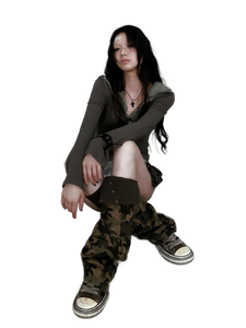 Studded Leg Warmers in Dark Leather or Camo