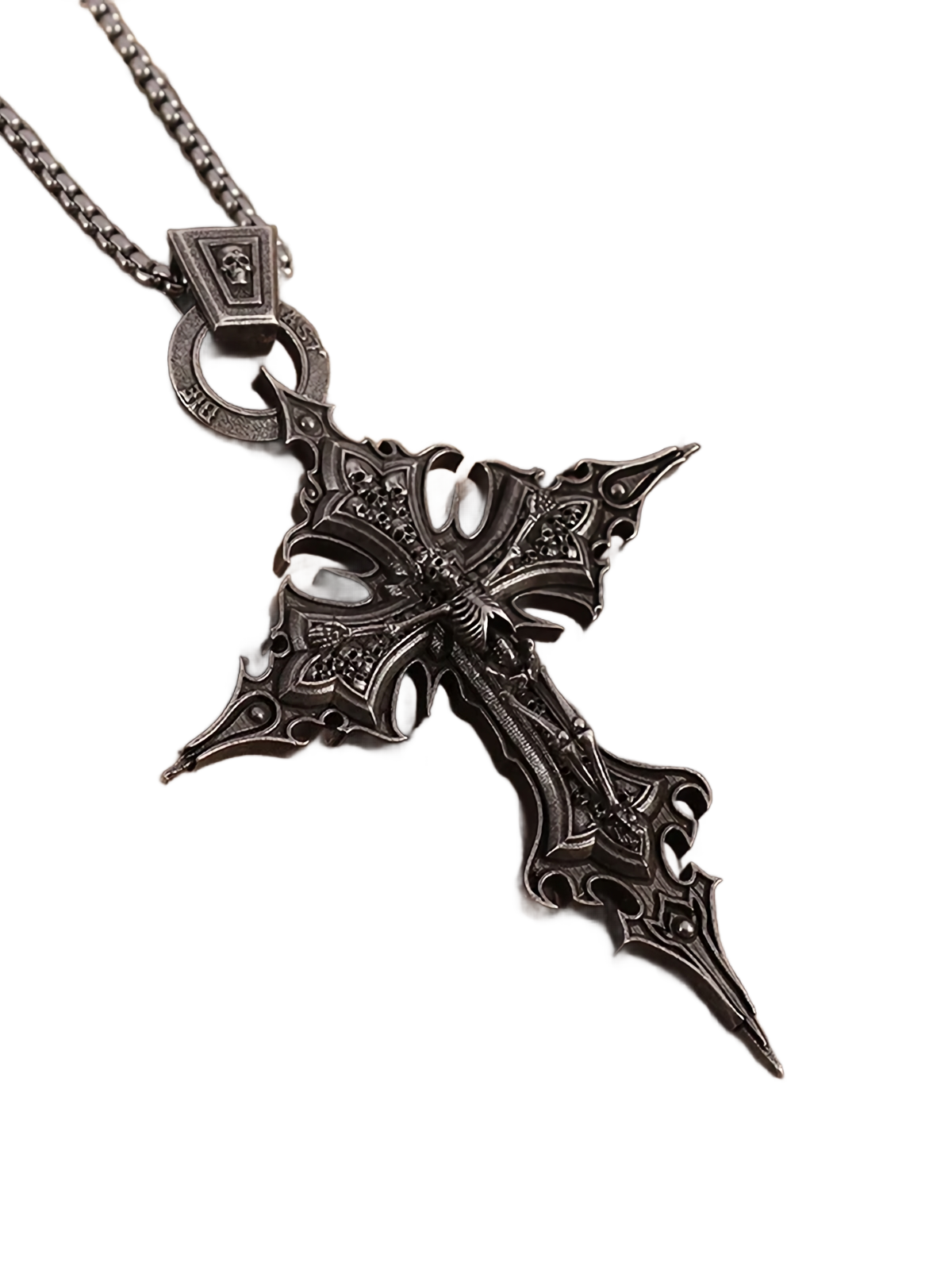 Die Last' Metal Cross Pendant | DYSTOPIɅN ™️ – DYSTOPIɅN ™ Die Last' Metal Cross Pendant | DYSTOPIɅN ™️ – DYSTOPIɅN ™