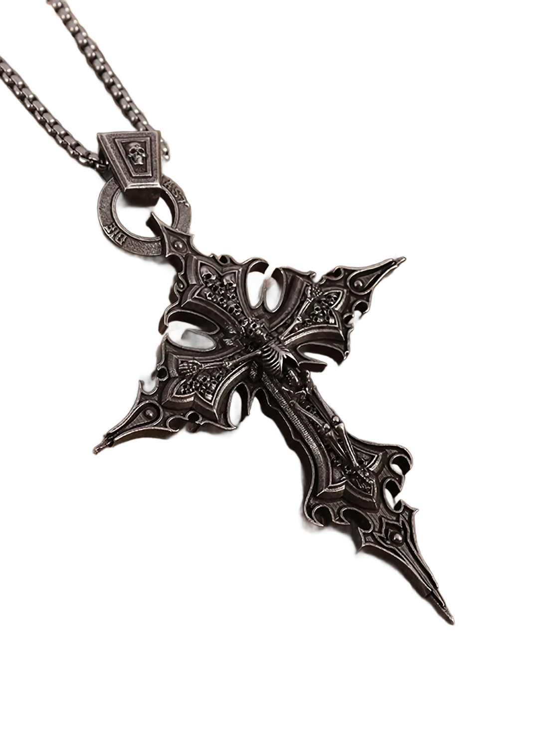 Die Last' Metal Cross Pendant | DYSTOPIɅN ™️ – DYSTOPIɅN ™