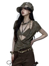 Load image into Gallery viewer, &#39;Ambush&#39; Cut-Out Hooded Top