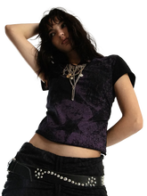 Load image into Gallery viewer, Starlit Nights Crop Tee