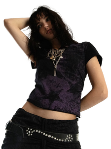 Starlit Nights Crop Tee