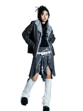 Load image into Gallery viewer, &#39;Manuscript&#39; Graffiti Print Wrap Skirt