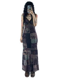 Patchwork Camisole Sun Dress