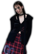 Load image into Gallery viewer, &#39;Cyber&#39; Double-Zip Graphic Print Hoodie