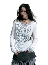 Load image into Gallery viewer, &#39;Revolt&#39; Loose-Fit Draped Cotton Top