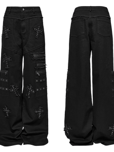 'Mori' Embroidered Tactical Cargo Pants