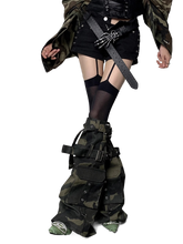 Load image into Gallery viewer, Camouflage Cargo Leg Warmers