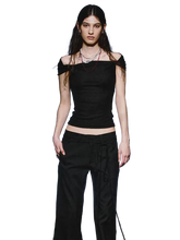 Load image into Gallery viewer, Veil Off-Shoulder Ruched Top