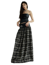 Load image into Gallery viewer, Glossy Pleated Vegan Leather Strapless Tank