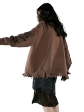 Load image into Gallery viewer, &#39;Noctis&#39; Ink-Wash Knit Cardigan