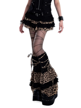 Load image into Gallery viewer, Ruffled Leopard Print Leg Warmers