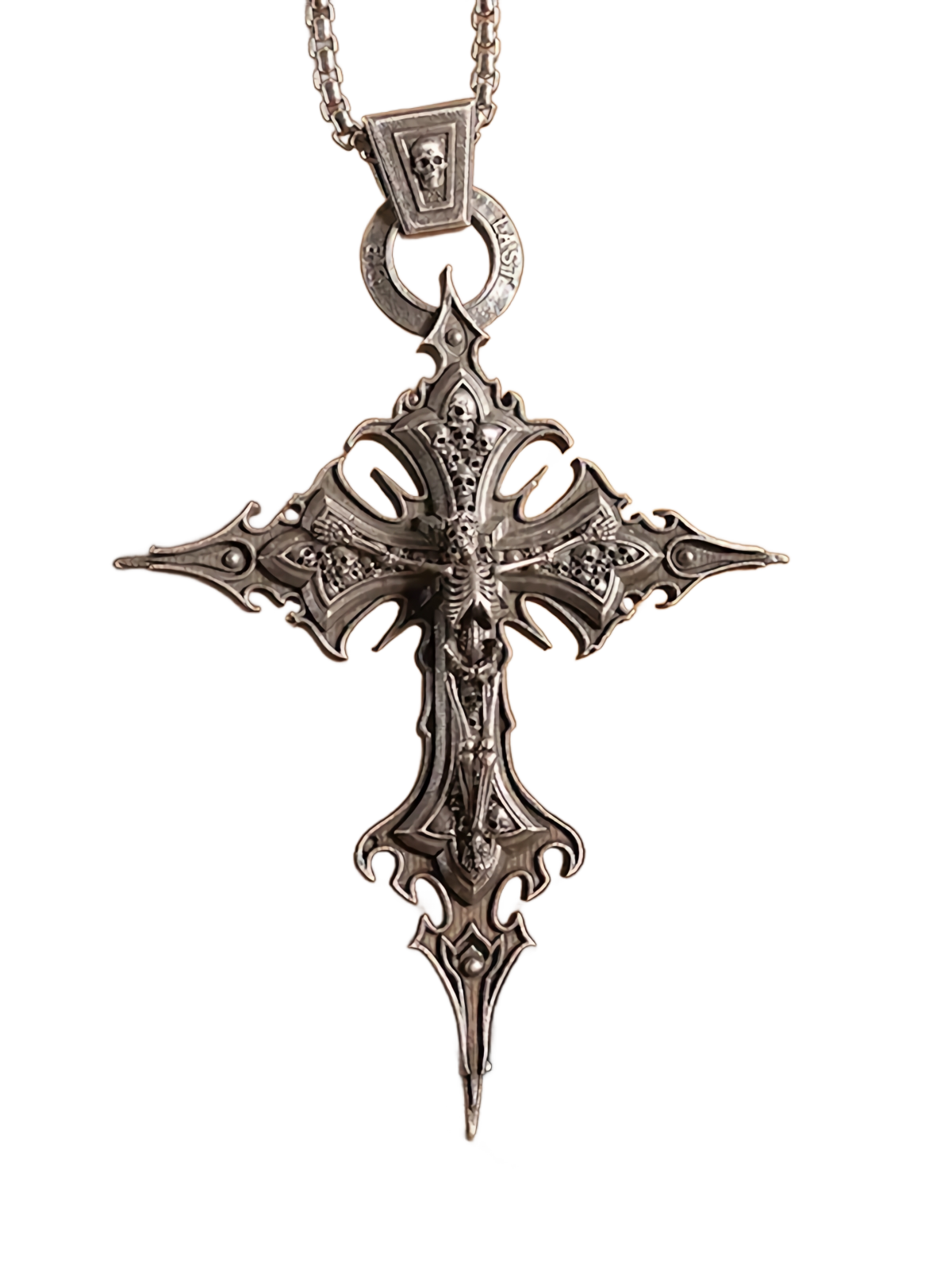 Die Last' Metal Cross Pendant | DYSTOPIɅN ™️ – DYSTOPIɅN ™ Die Last' Metal Cross Pendant | DYSTOPIɅN ™️ – DYSTOPIɅN ™