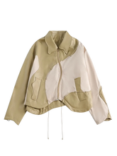Load image into Gallery viewer, &#39;Moto&#39; Asymmetric Zip Leather Jacket
