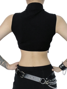 'Midnight Moon' Tassel Crop Top