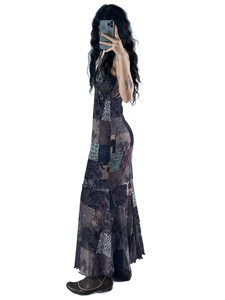 Patchwork Camisole Sun Dress