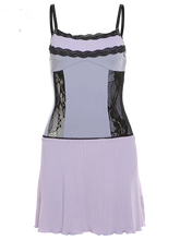 Load image into Gallery viewer, Lavender Lace Fantasy Mini Dress