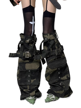 Load image into Gallery viewer, Camouflage Cargo Leg Warmers