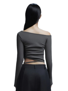 Minimalist Long Sleeve Crop Top