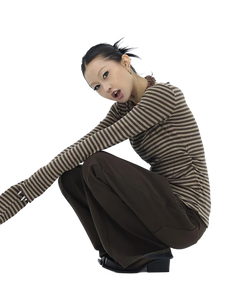 'Drift' Striped Long Sleeve Tee