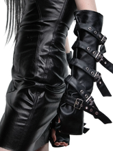 Load image into Gallery viewer, 'Nocturne' Buckle Strap Bracers