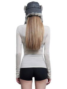 'Cruciform' Sheer Long Sleeve Tee