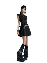 Load image into Gallery viewer, &#39;Ravus&#39; Structured Utility Mini Dress