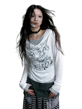 Load image into Gallery viewer, &#39;Revolt&#39; Loose-Fit Draped Cotton Top