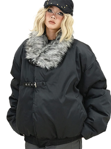 'Riften' Fur-Trimmed Puffer Jacket