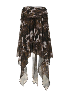 Ravaged Eerie A-Line Skirt
