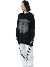 Load image into Gallery viewer, &#39;Black Air&#39; Oversized Knit Sweater