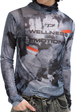 Load image into Gallery viewer, 'Emotion' Slim Fit Mesh Long Sleeve Tee