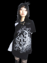Load image into Gallery viewer, &#39;Double Punch&#39; Off Shoulder Y2K Grunge Women&#39;s Tee