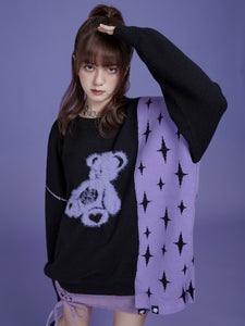 Star Bear Knit Sweater