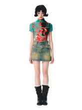 Load image into Gallery viewer, Pixel Koi Textured-Stretch Short Sleeve Tee