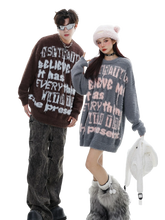 Load image into Gallery viewer, &#39;Love Letter&#39; Oversized Knit Sweater