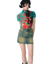 Load image into Gallery viewer, Pixel Koi Textured-Stretch Short Sleeve Tee