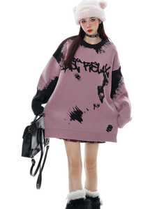 'Relax' Oversized Knit Sweater